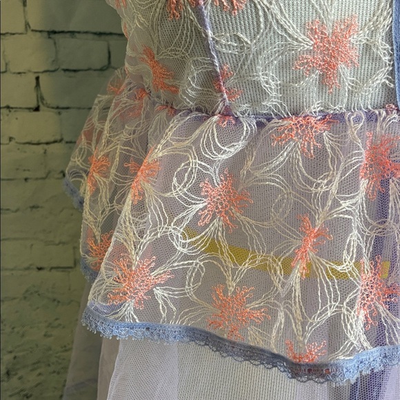 Victoria's Secret NWT Tulle Babydoll Nighty & Thong Set Sz L Romantic Coquette - Picture 6 of 16